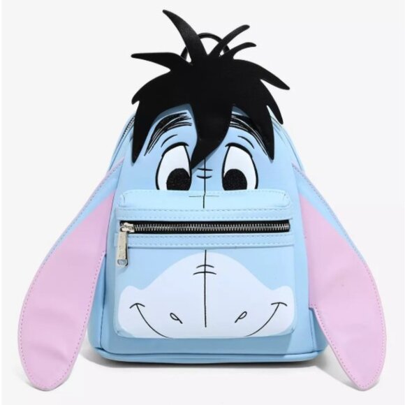 BNWT Loungefly x Disney Eeyore Blue Figural Mini Backpack - Picture 1 of 5